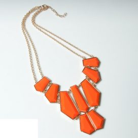 Geometrical womens necklace