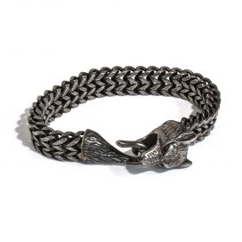 Men's wolf bracelet