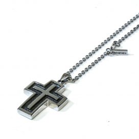 Steel Cross Necklace