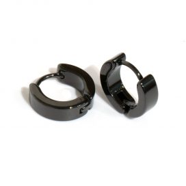 Black Steel earrings