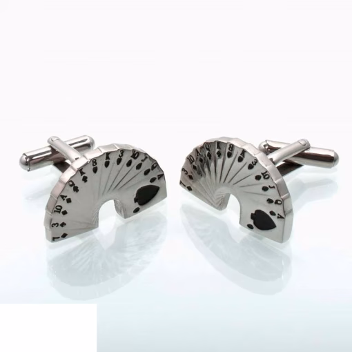 Playing card cufflinks