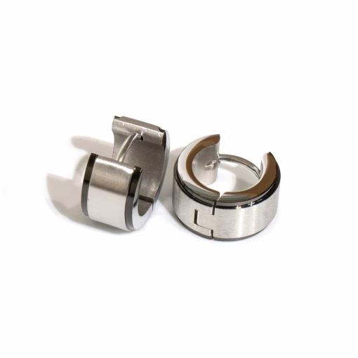 Steel earrings
