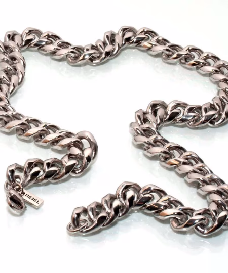Men's steel necklace