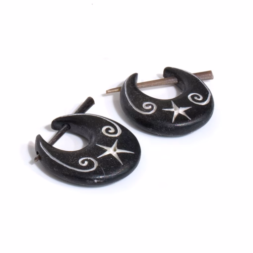Bone earrings