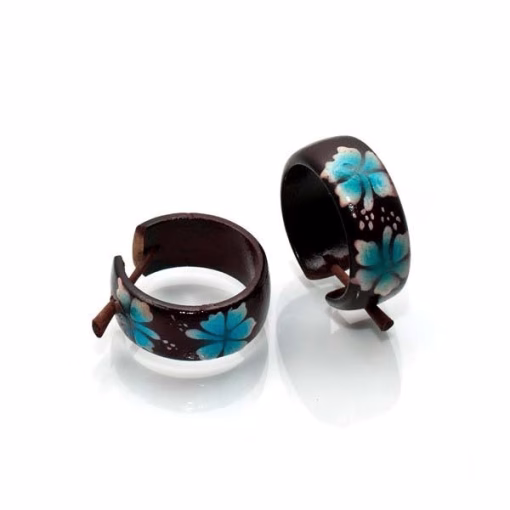 Wooden earrings
