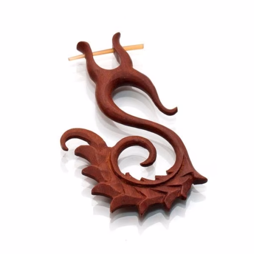 Wooden earring