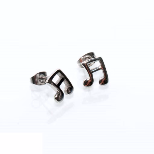 Note earrings