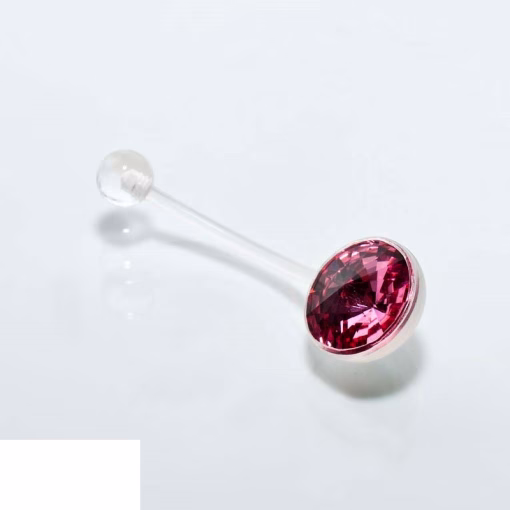 Rose crystal navel Bananabell