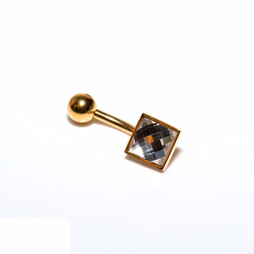 Gold cz Navel Bananabell