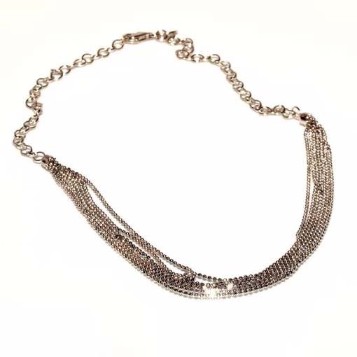 women's silver necklace