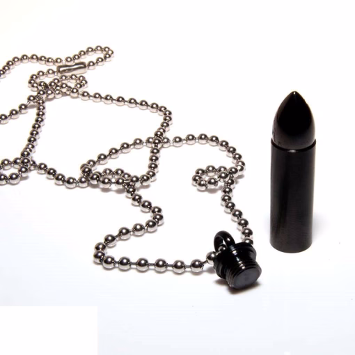Bullet Pendant and chain - Image 2