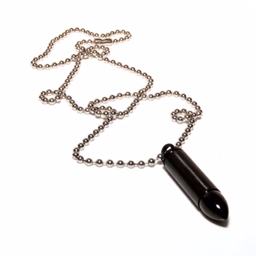 Bullet Pendant and chain