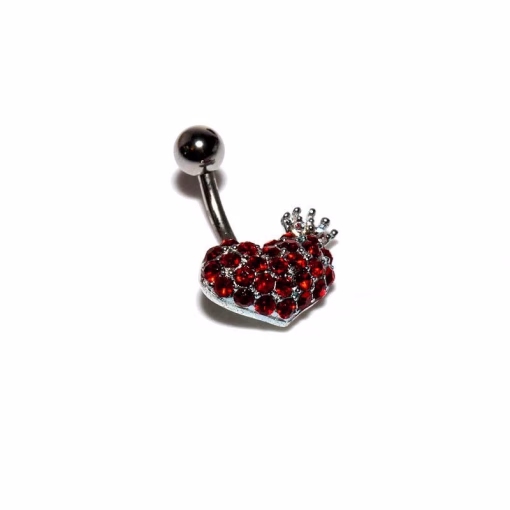 Heart and crown Navel Bananabell