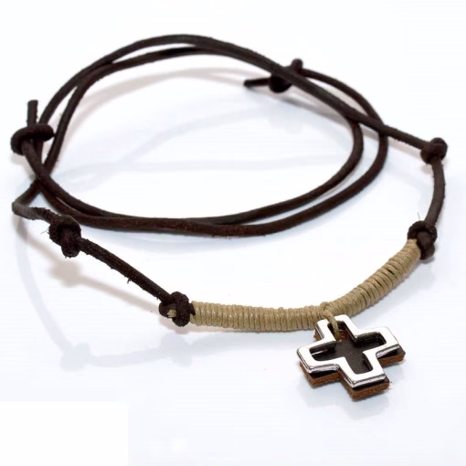 Leather necklace