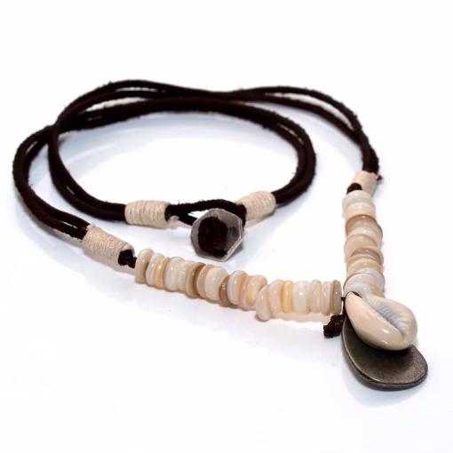 Leather necklace