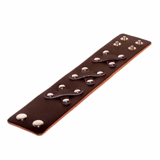Wide Leather Bracelet