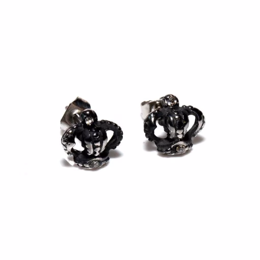 Crown earrings