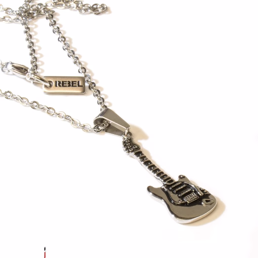 Rebel Guitar Necklace