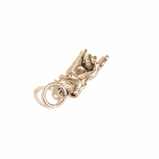 Silver Hard Rock pendant