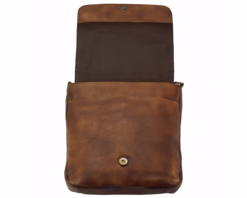 Leather messenger bag - Image 3