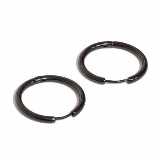 Stainless Steel black earrings