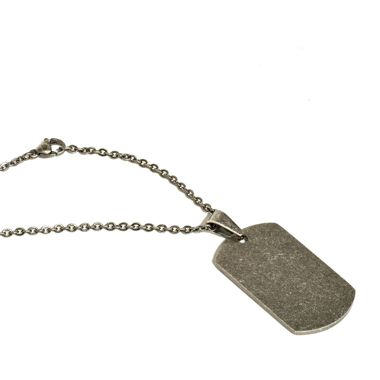 Vintage Tag pendant and chain