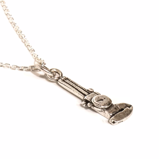 Silver caliper pendant