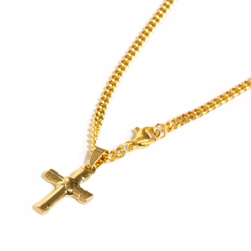 Cross pendant and chain