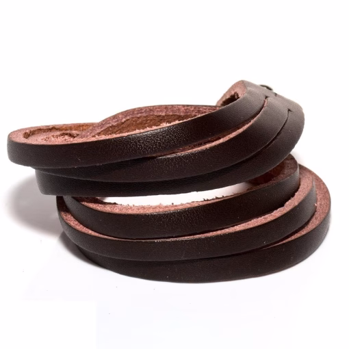 Wide leather strap