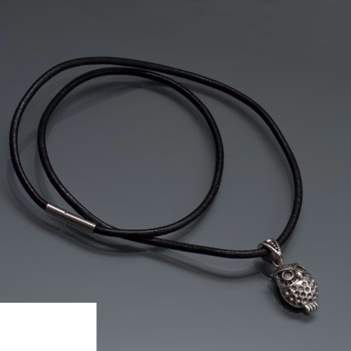 Silver Owl Pendant Necklace - Image 2