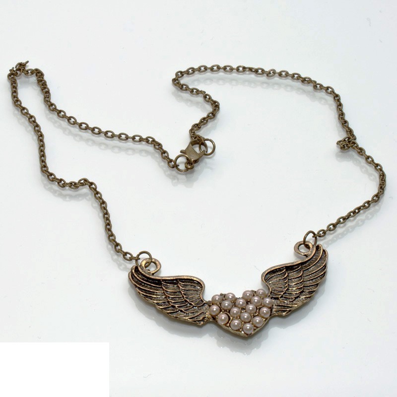 Women's Vintage Wings Necklace