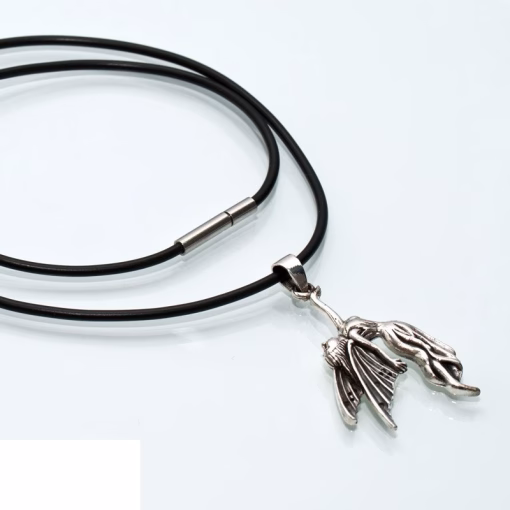 Silver Fallen Angel necklace