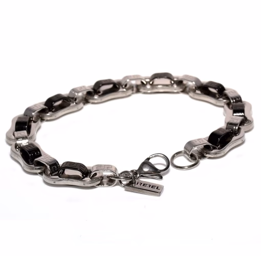 Men's steel bracelet